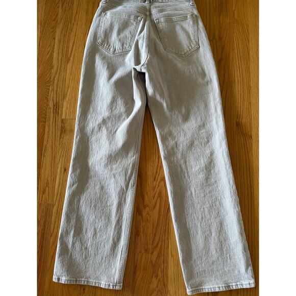 Abercrombie & Fitch High Rise Oatmeal Jeans - Size 27 - Picture 2 of 8